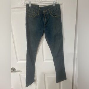 Levi’s 511 Slim Fit Men’s Jeans W29 L30 Blue Denim Made in Mexico